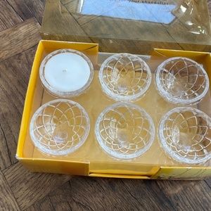 Candle holders for chandelier